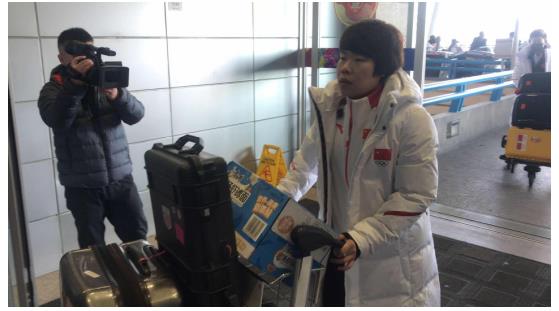 带面出征平昌冬奥会&nbsp;周洋：期待带去索契的幸运和能量