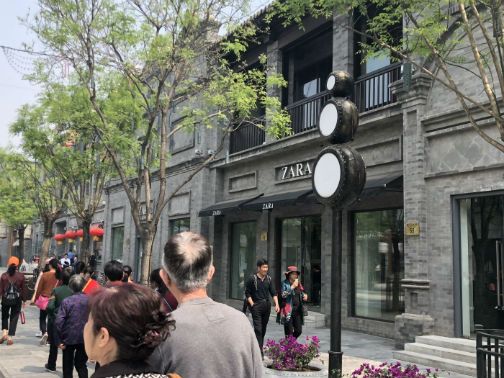 ZARA正式撤离 前门大街快时尚品牌仅剩最后一家