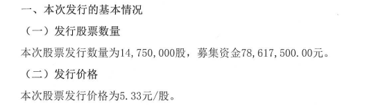 重交再生新三板募资7861.75万元 由西藏天路全部认购