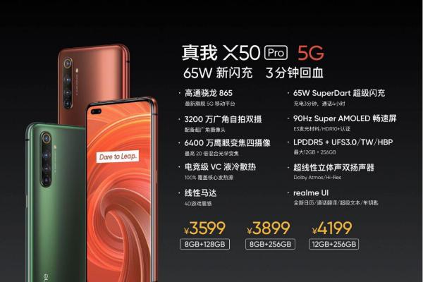 良心价！realme 真我X50 Pro 5G国内发布：售价3599起远低于海外市场
