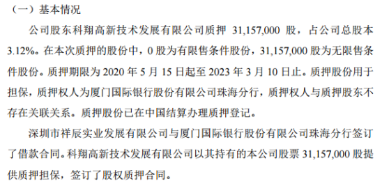 如皋银行股东质押3115.7万股 用于担保