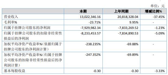 伊悦尼2019年亏损793万亏损增加 汽车行业整体下滑