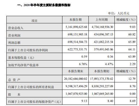 大族激光2020年上半年净利6.23亿增长64% 行业景气度持续提升