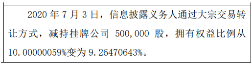 华成智云股东减持50万股 权益变动后持股比例为9.26%