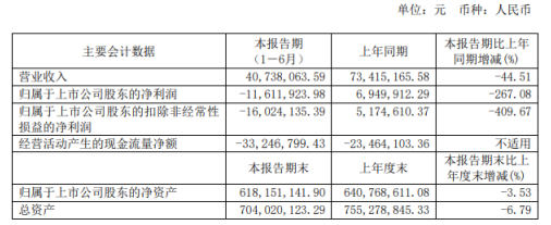 中公高科2020年上半年亏损1161.19万由盈转亏 项目招投标及项目实施进展受疫情影响