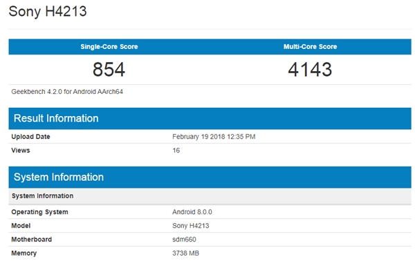 索尼三款新机曝光：骁龙660/安卓8.0 MWC上发布