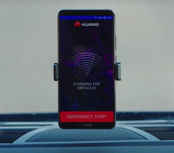 用Mate 10 Pro操控保时捷！华为仅花5周就征服了无人驾驶