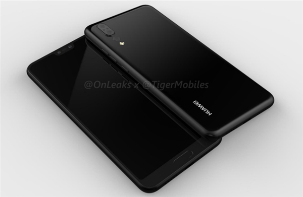 华为P20渲染图曝光：异形全面屏+麒麟970