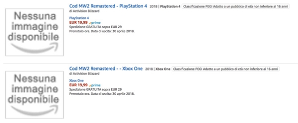 《刺客信条》及《使命召唤6》重制版齐曝光