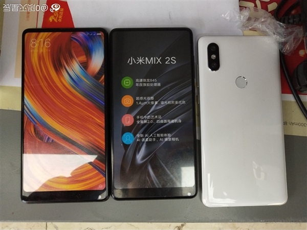 赶在发布前小米mix2s黑白真机曝光3299元起买吗
