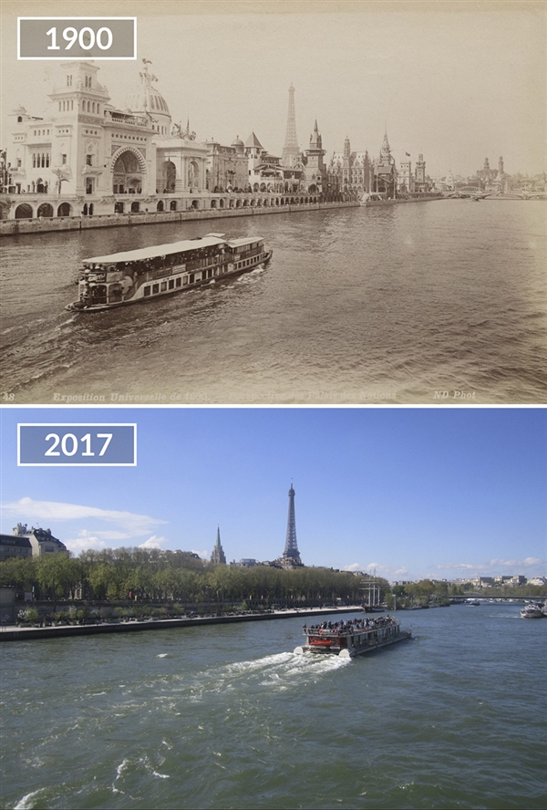 沧海桑田：100年的巴黎VS当代巴黎