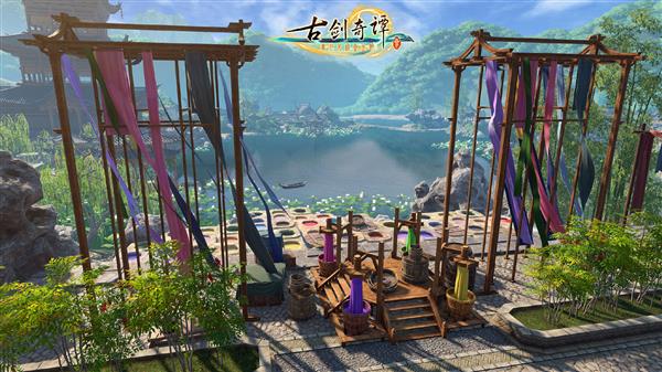 《古剑奇谭3》官方公布鄢陵场景:美轮美奂