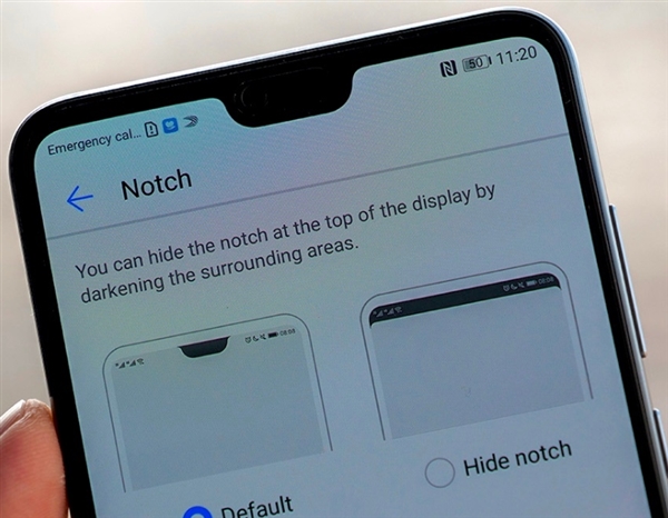 华为P20隐藏技能：支持隐藏屏幕刘海