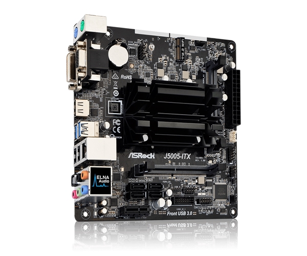 10W零噪音！华擎发彪悍ITX迷你小板：银牌四核奔腾