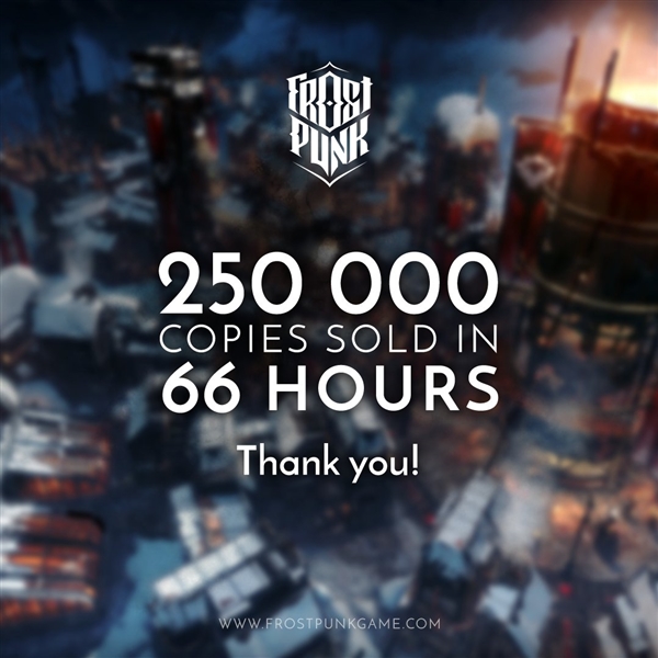 《冰汽时代》开售66小时游戏销量突破25万部