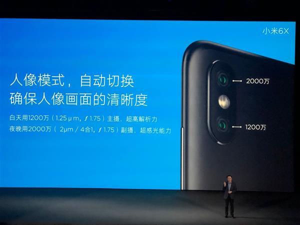 1599元新零售爆款!小米6X正式发布:前后2000万/骁龙660 AIE