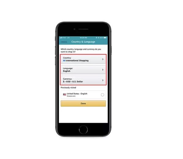 亚马逊推出手机海淘服务：支持中文、可选4500万件商品
