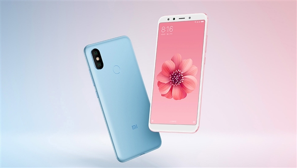 小米6X专属520粉蓝CP组合亮相:5月20日发售
