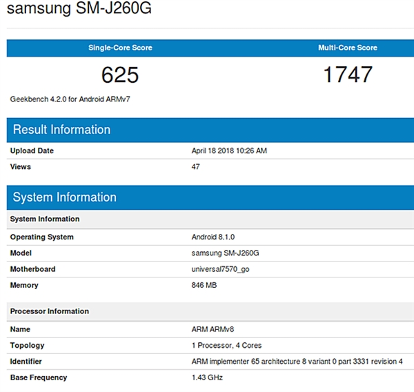 三星首款Android Go手机曝光：1GB内存也流畅