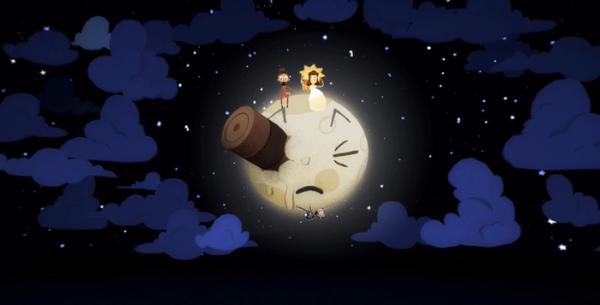 谷歌推出首个VR版本涂鸦《Back To The Moon》