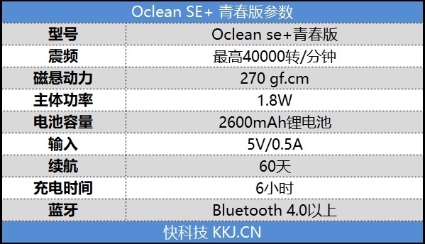 青春再升级! Oclean SE+青春版电动牙刷首发测试