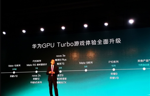华为宣布GPU Turbo升级时间表！一大波老机型性能大增