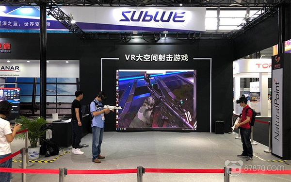 利亚德参展CES Asia 2018，展示基于主动光方案的多人大空间VR射击游戏