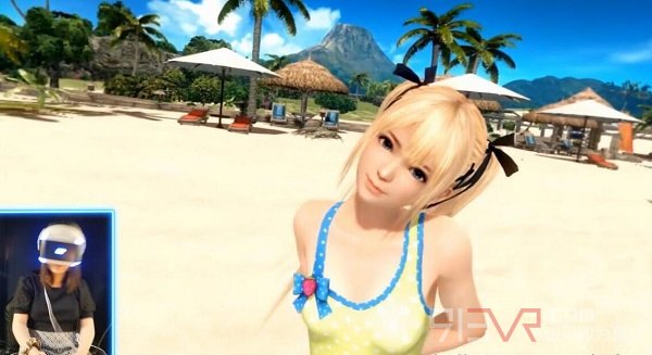 VR游戏《死或生：沙滩排球》与小姐姐一起在沙滩嬉戏