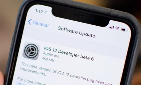 苹果发布iOS 12 Beta 6公测版：尝鲜慎重