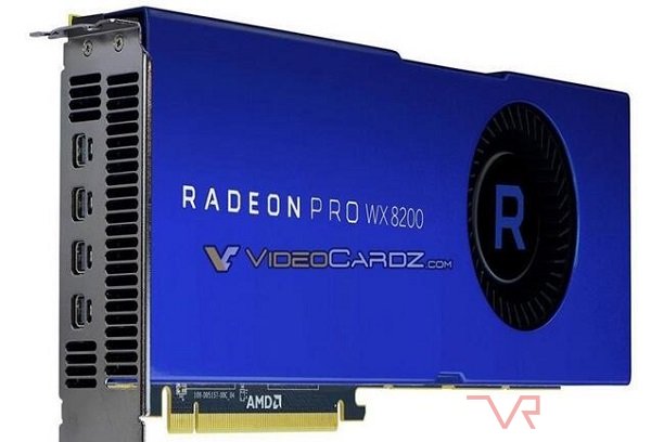 AMD正式发布Radeon Pro WX 8200
