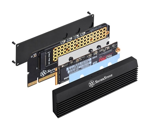 银欣发布PCI-E x16 SSD转接卡：可装一块M.2