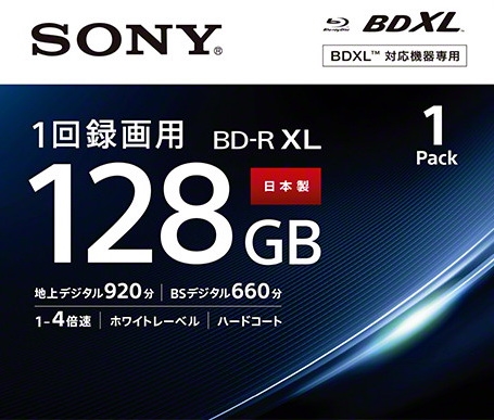 索尼首发128GB BD-R XL蓝光刻录盘：四层结构