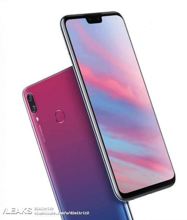 华为海外宣布Y9 2019：P20风格渐变色吸睛