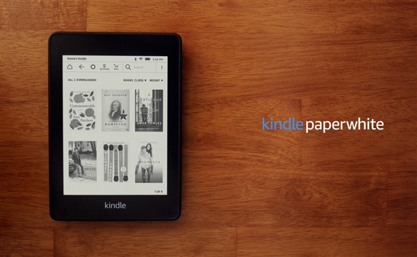 亚马逊发布全新Kindle Paperwhite：全平设计 新增iPX8防水