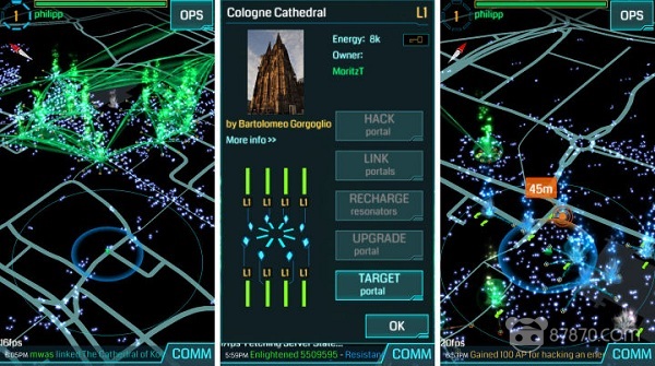 《Ingress》：蓝绿阵营世界大战，死宅每天带仨手机去炸你家