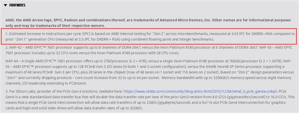 AMD官方数据：Zen 2 IPC性能提升近30％！