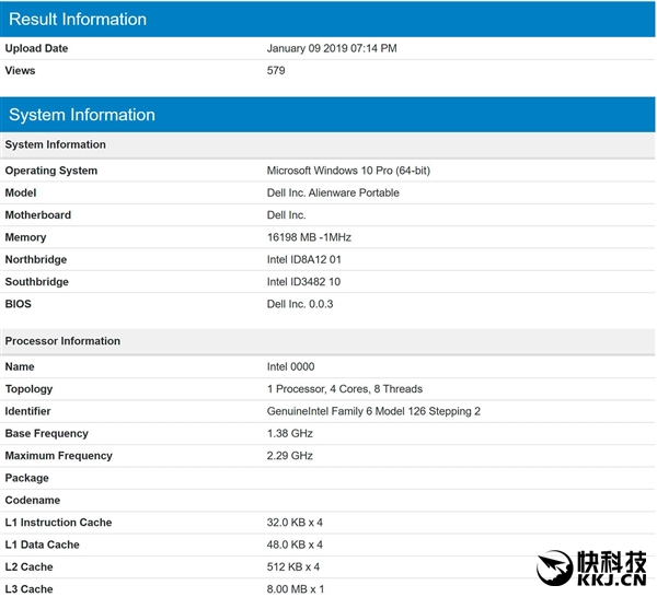 Intel 10nm Ice Lake处理器现身：新架构二缓翻番、最高10核