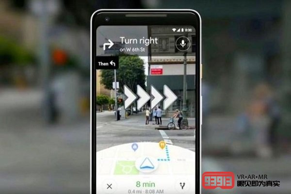 谷歌展示了适用于Google Maps上的全新增强现实功能