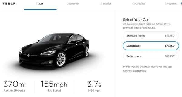 特斯拉发布新款Model S和Model X：新电机续航提升10%、充电快50%