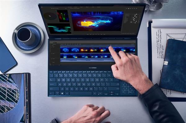 Core i9加持！华硕发布ZenBook Pro Duo：史无前例的双屏4K显示