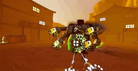 《铜峡谷枪战》：一款爽快的西部机器人VR射击游戏