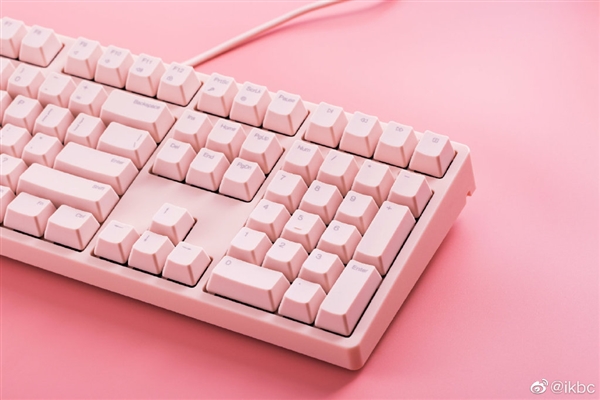 ikbc发布粉色机械键盘：看后少女心爆棚