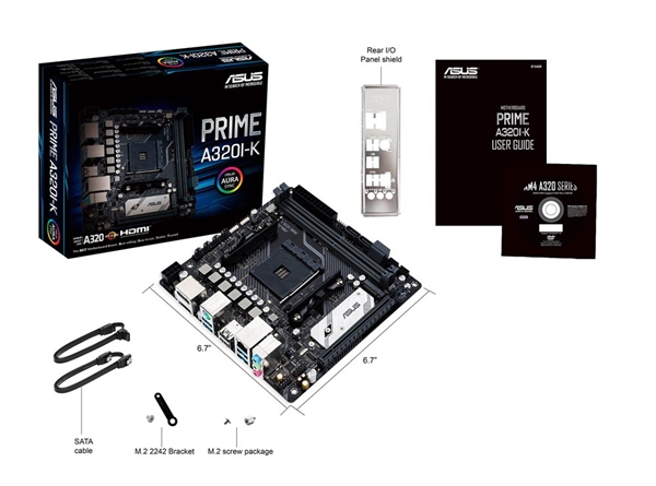 想要锐龙迷你机的看过来：华硕发布A320 ITX主板