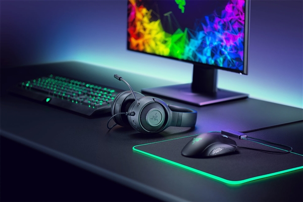 听音辩位！雷蛇推出Kraken X超轻型7.1声道游戏耳机
