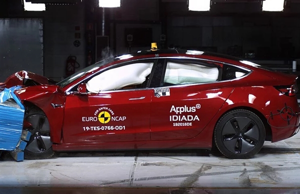 打破记录！特斯拉Model 3获E-NCAP碰撞测试历史最高分