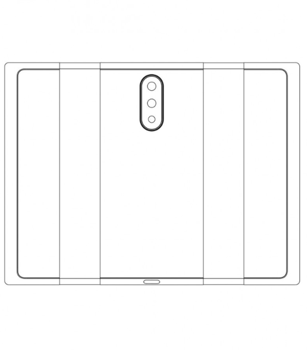 小米可折叠手机专利曝光：双折叠设计+三摄