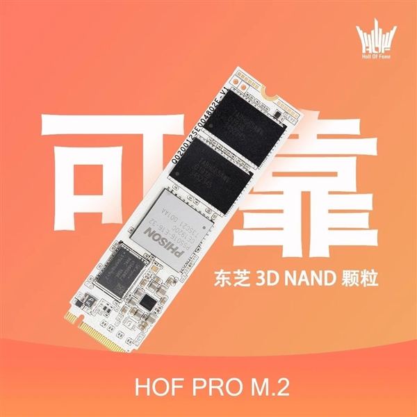 迄今最便宜PCIe 4.0 SSD！影驰HOF PRO M.2 500GB上架