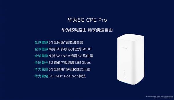 不止是让5G信号变Wi-Fi！华为5G CPE Pro加速5G应用走进现实