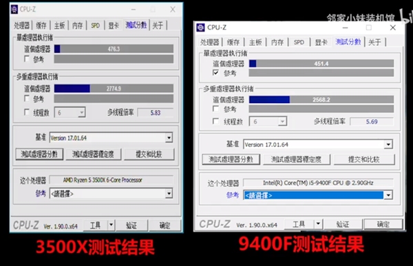 AMD锐龙5 3500X/3500性能偷跑：稳超Intel i5-9400F