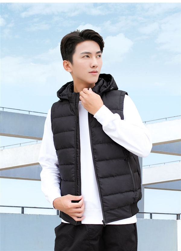 小米有品上线石墨烯发热马甲：暖胃暖背 1秒即热